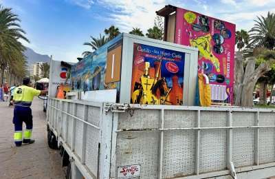 Arona council starts the removal of ‘illegal’ excursion kiosks