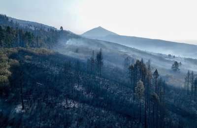 The Tenerife Fire remains stabilized and drops to a Level 1 emergency