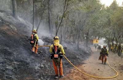 Security is increased as people found accessing restricted areas of the fire in Tenerife
