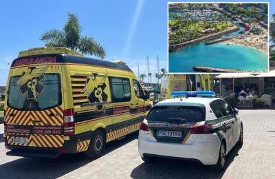 A man dies on a beach in Mogan