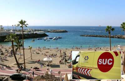 9-year-old child in critical condition after near-drowning incident on beach in Costa Adeje 