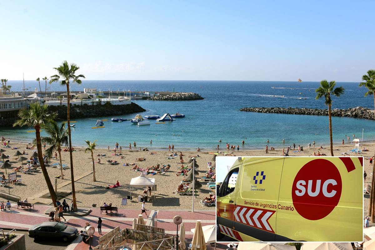 9-year-old child in critical condition after near-drowning incident on beach in Costa Adeje 