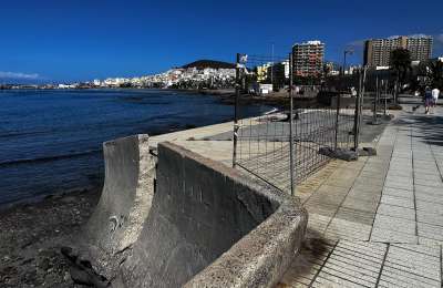 The PSOE calls for urgent action from Arona Council to repair Los Cristianos sea wall 