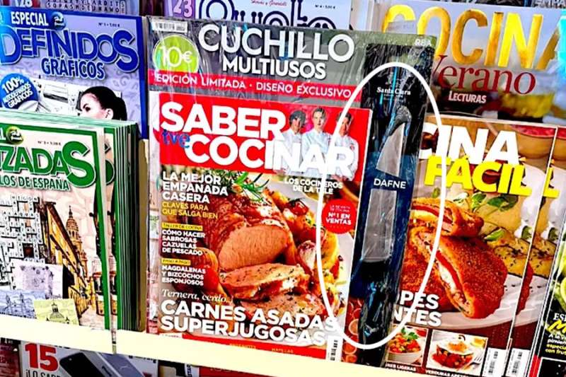 Fuerteventura Airport: Buy a magazine with a free kitchen knife before boarding