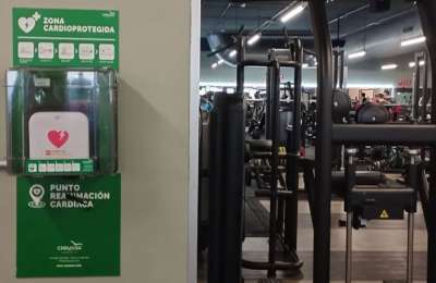 Staff at a gym in Tenerife save man's life after a heart attack while training