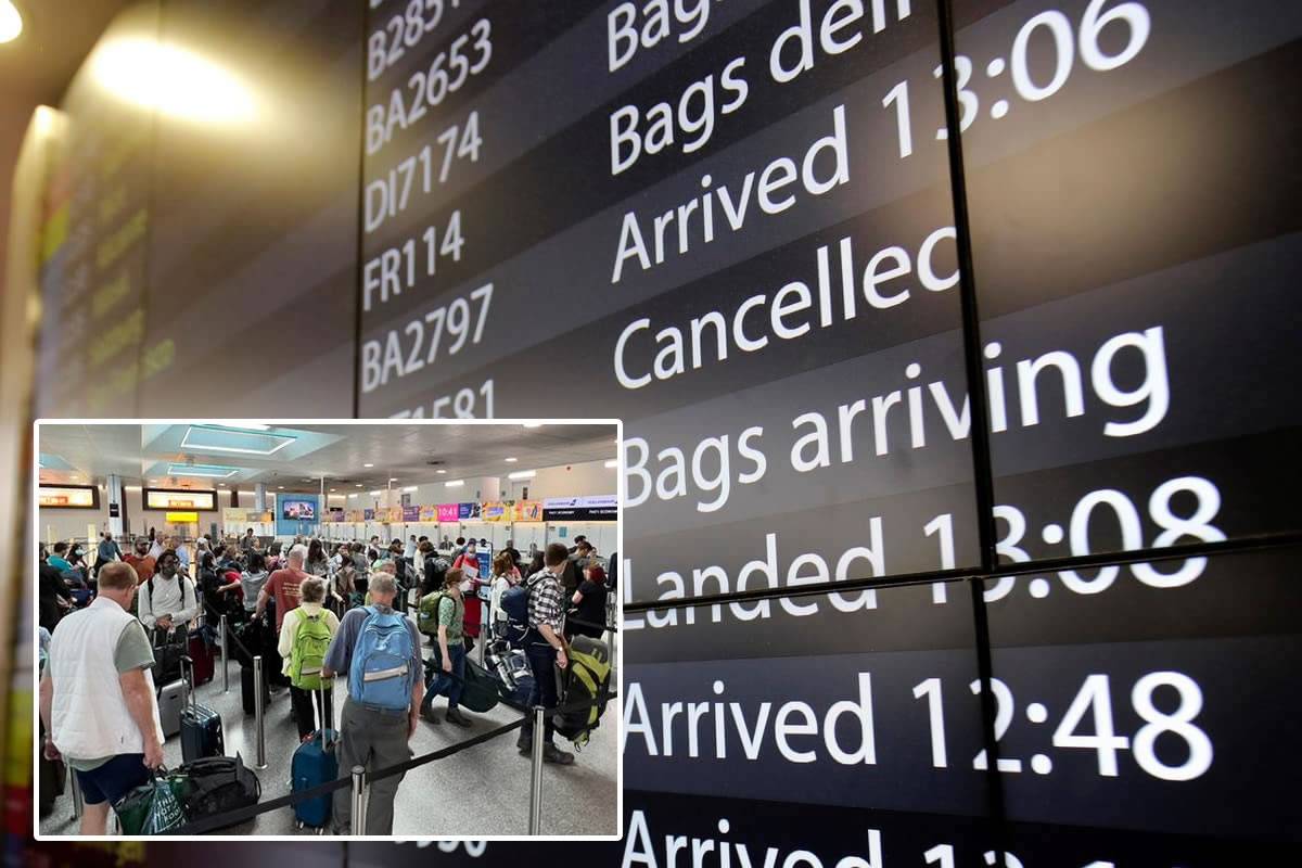 Thousands of Brits will have Gatwick flights cancelled this week