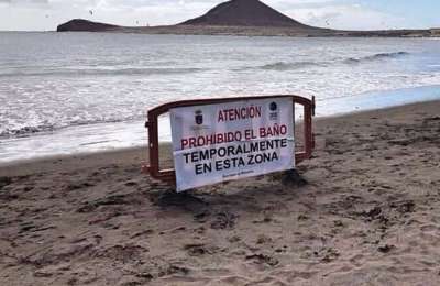 Two beaches in the south of Tenerife are closed due to the presence of faecal discharges