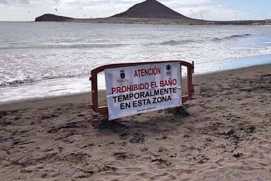 Two beaches in the south of Tenerife are closed due to the presence of faecal discharges
