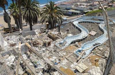 After 26 years of abandonment, Maspalomas says goodbye to the Toboplaya