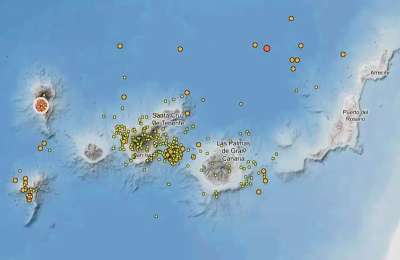 The Canary Islands registered 171 earthquakes in September