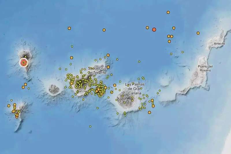 The Canary Islands registered 171 earthquakes in September