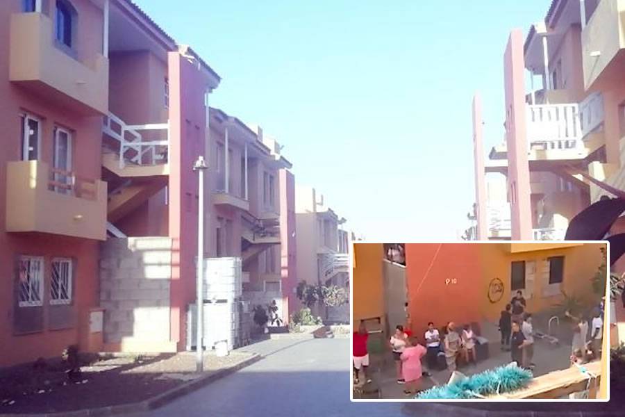 The eviction of over 250 people from homes in Corralejo has begun
