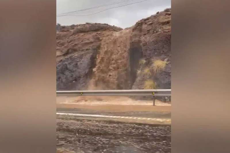 Video shows the real state of Tenerife's roads when it rains