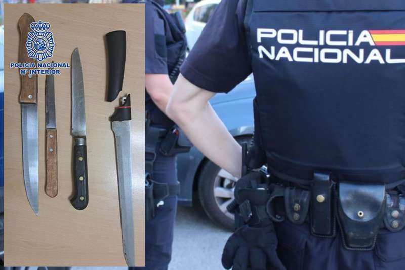 Three police officers injured in a knife attack in Puerto del Rosario