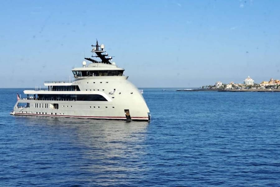 $200 million Viking-inspired yacht docks in Los Cristianos