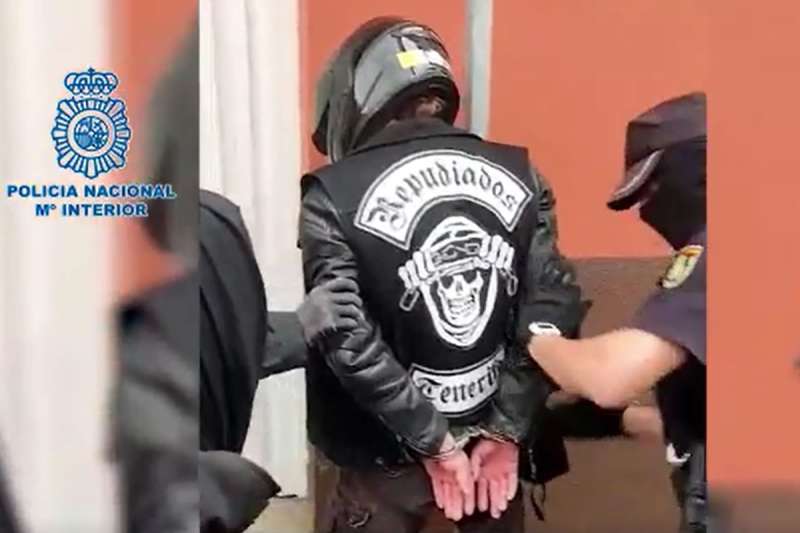 Six Hells Angels arrested in the Canary Islands for threats and coercion