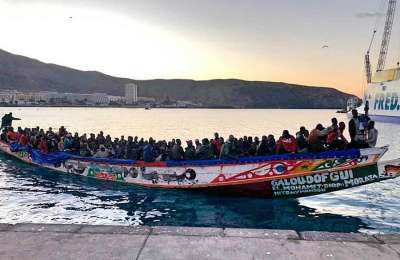 Four boats carrying 238 migrants reached the Canary Islands over the weekend