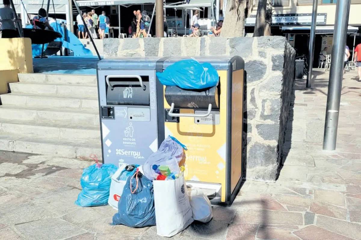 Council in the south of Tenerife will fine up to 3,000 euros for not using bins correctly