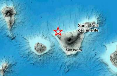 A 3.2 magnitude earthquake shakes Tenerife
