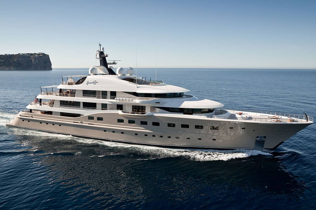 $200 million superyacht, a homage to The Beatles, docks in Tenerife
