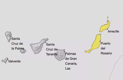 Yellow weather warnings in Lanzarote and Fuerteventura for this weekend
