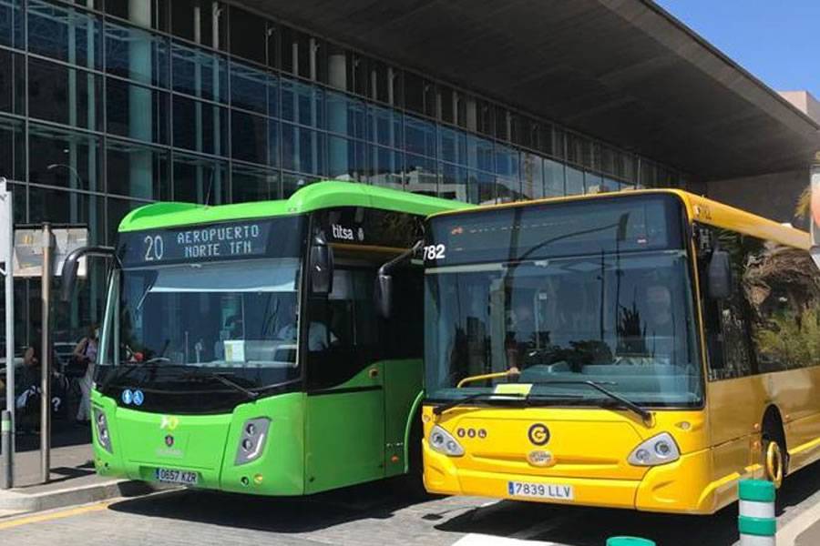 Free public transport is extended in the Canary Islands for another year