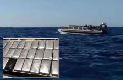 500 kilograms of cocaine found on an inflatable boat in the Canaries 