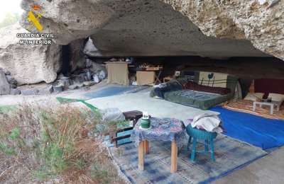 British man arrested for damaging a protected cave in the south of Tenerife