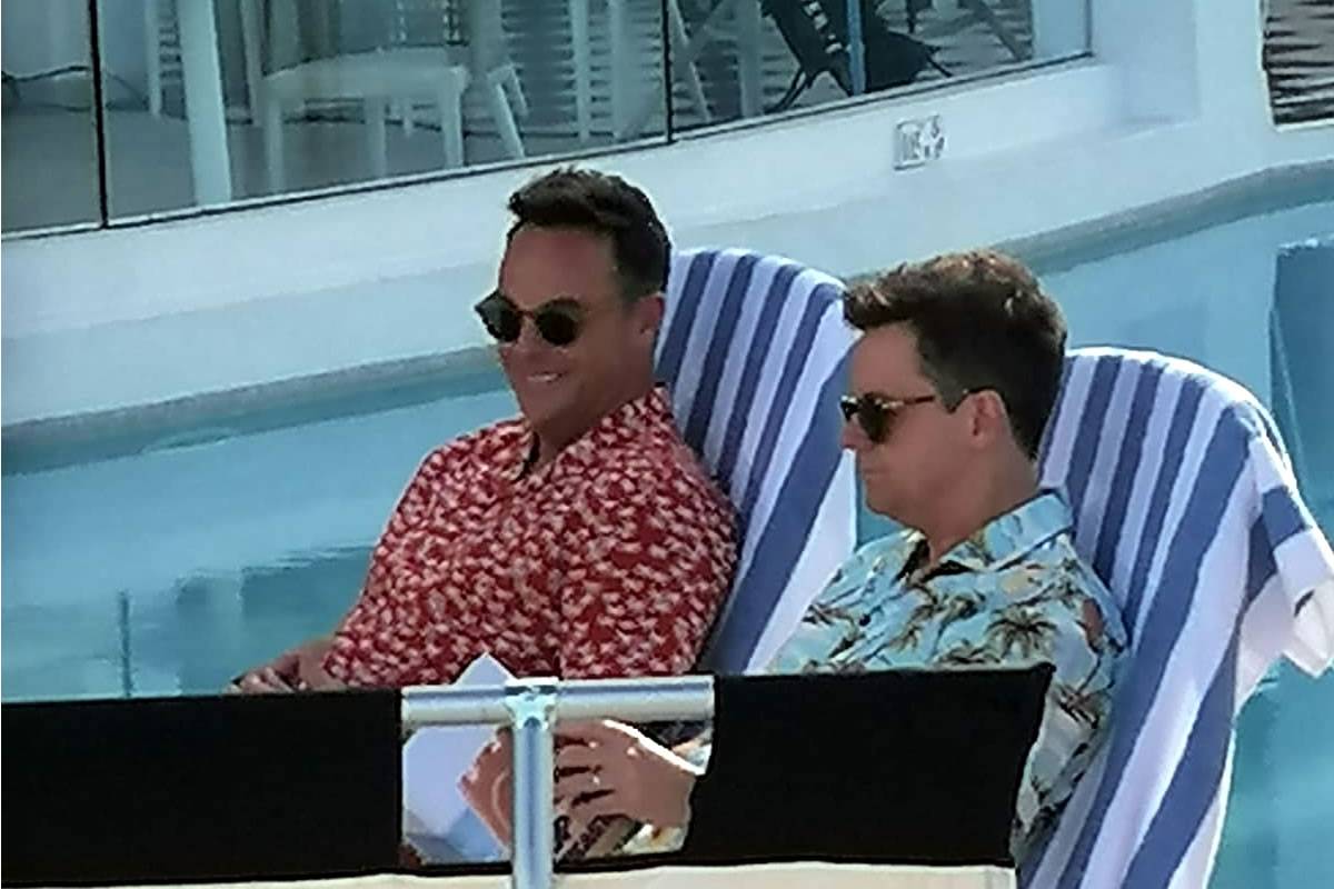 Ant and Dec spotted filming in Tenerife