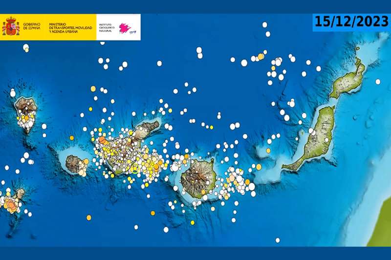 VIDEO: Over 2,000 earthquakes recorded in the Canary Islands in 2023