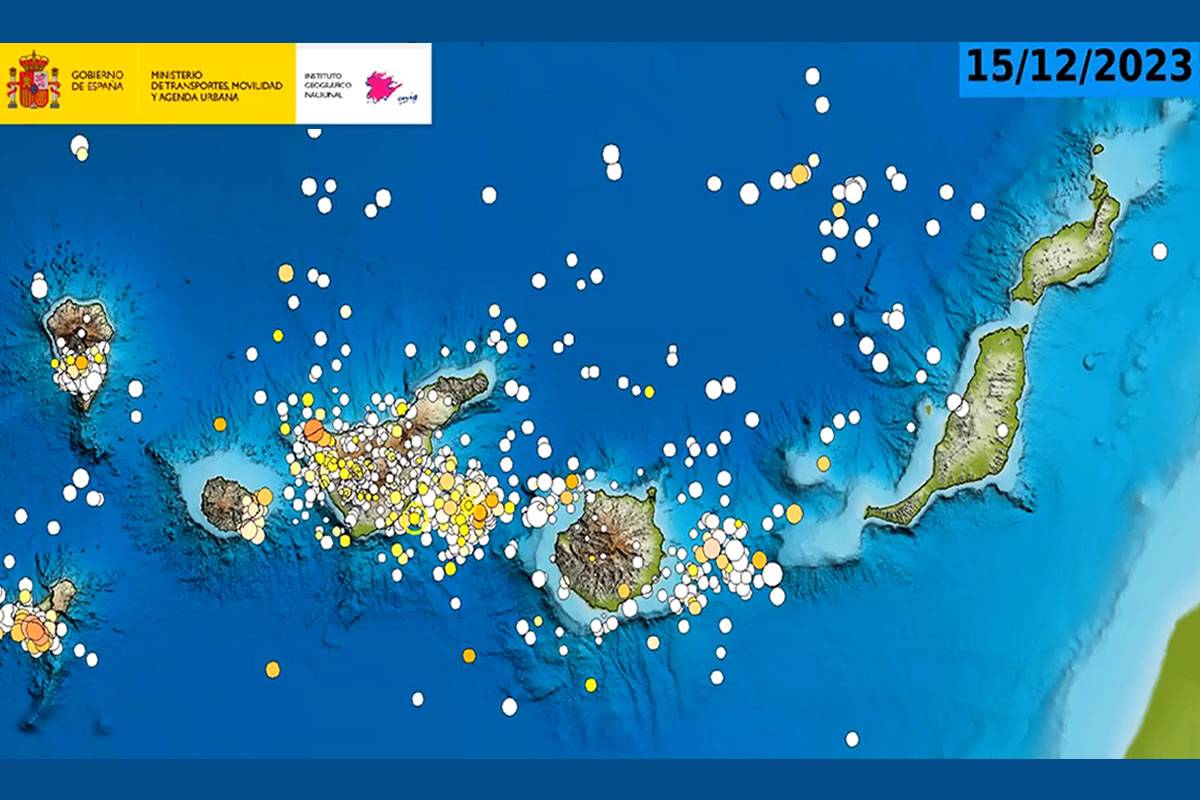 VIDEO: Over 2,000 earthquakes recorded in the Canary Islands in 2023