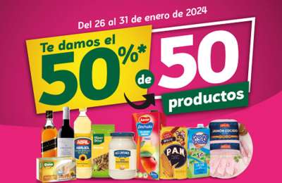 HiperDino launches spectacular offer of 50% off 50 products 