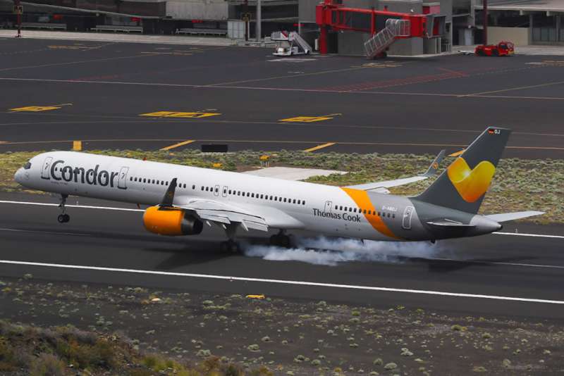 Tricky landings in the Canary Islands to 'avoid' the calima and wind
