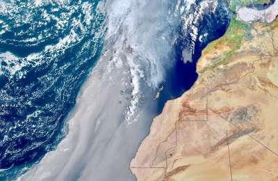 AEMET warns of an Atlantic front bringing rain to the Canary Islands 