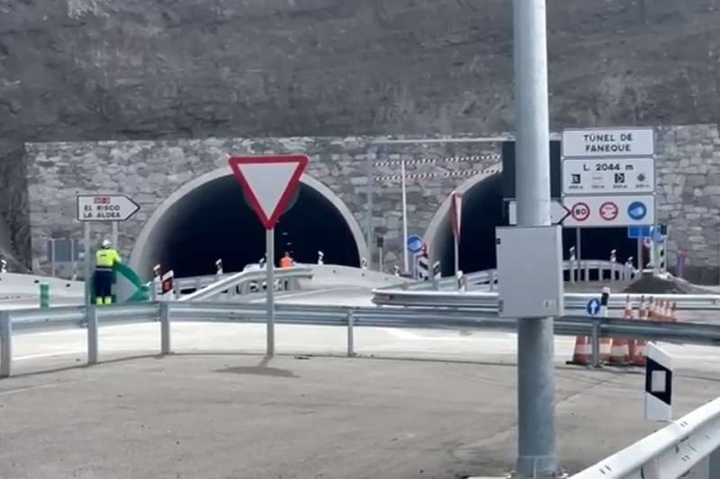 The new Faneque double tunnel set to open to traffic on Friday
