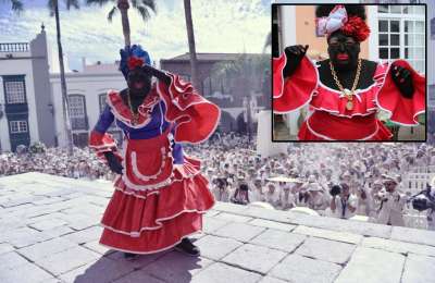 ‘Negra Tomasa’ arrives in La Palma to a 60,000 strong crowd for Los Indianos