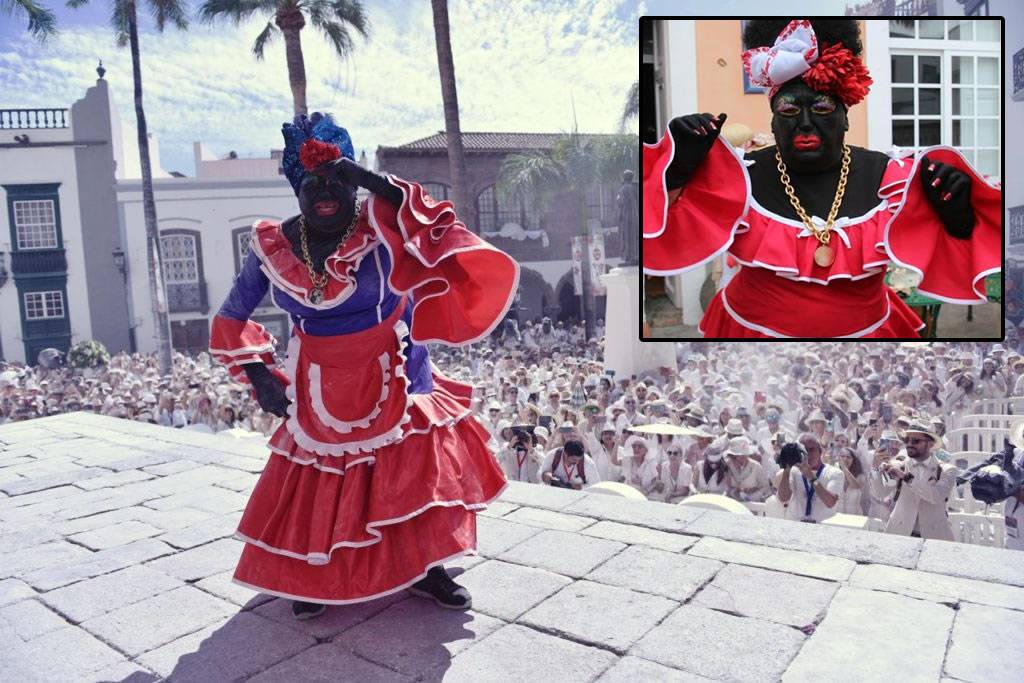 ‘Negra Tomasa’ arrives in La Palma to a 60,000 strong crowd for Los Indianos