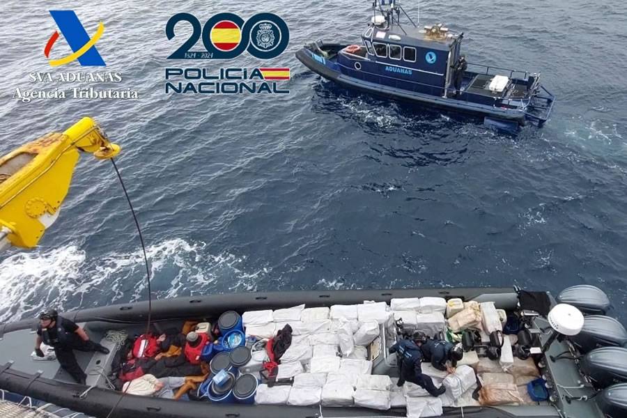 Police capture one of the most wanted drug traffickers in Canary Island waters