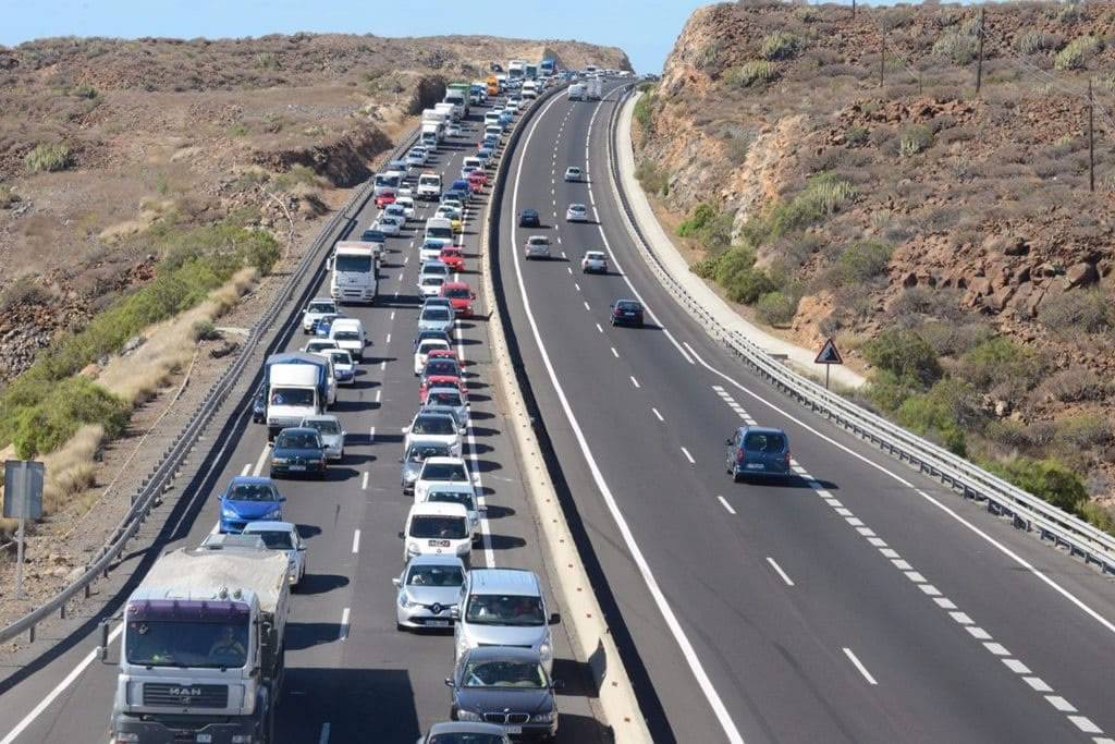 Roadworks start tomorrow on the TF-1 motorway at the south airport junction