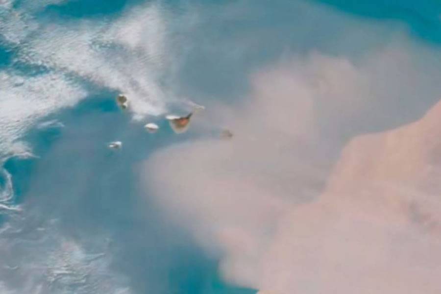 VIDEO: Calima is back in the Canary Islands 