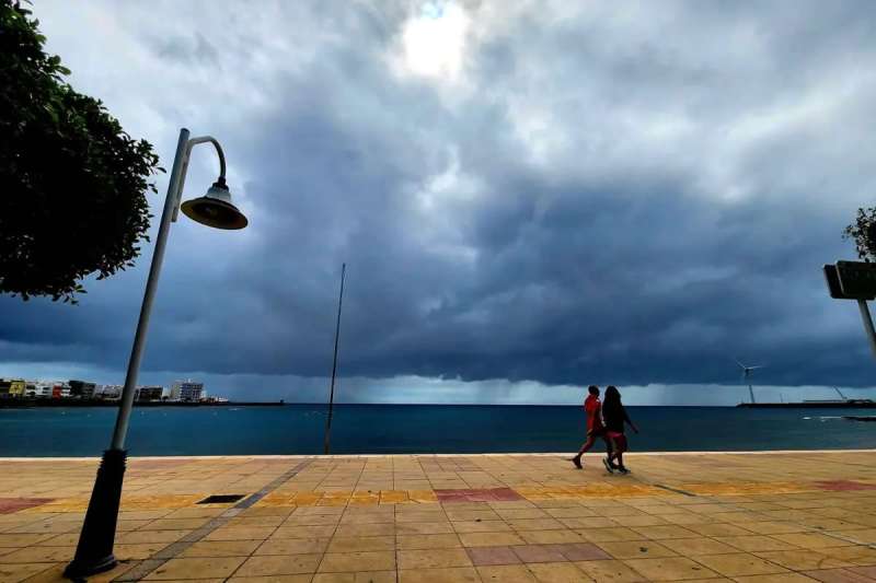 AEMET forecasts rain in the south of the Canary Islands this Monday