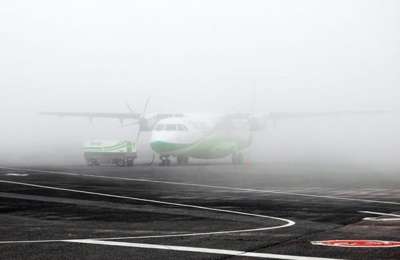 Flight diversions due to fog in Tenerife