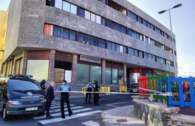 Fire in a building occupied by 40 squatters in Gran Canaria