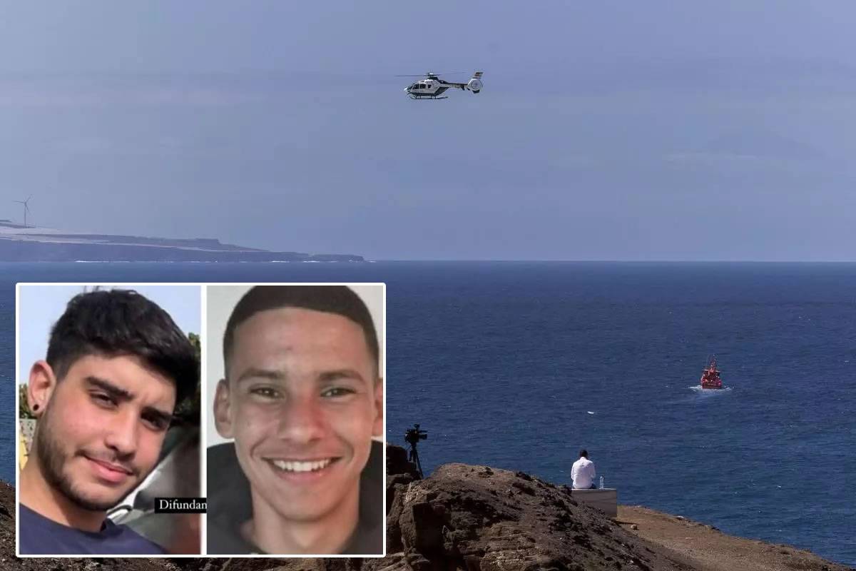 The search for two missing teenagers in Gran Canaria extends to the coast of Tenerife