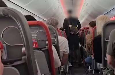VIDEO: Passengers cheer as ‘disgraceful lout’ is kicked off Jet2 flight to Tenerife