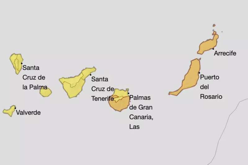 These are the active yellow and orange warnings for storms, rain and wind this weekend