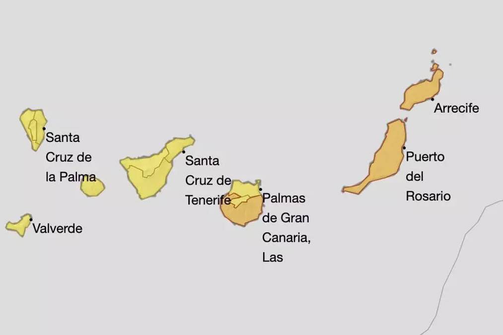 These are the active yellow and orange warnings for storms, rain and wind this weekend