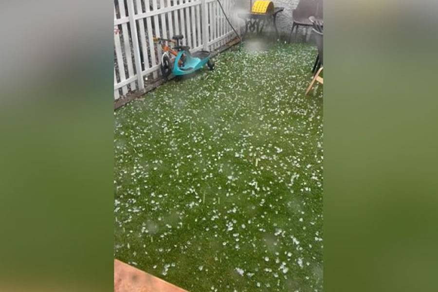 VIDEO: Tenerife experiences "hail like popcorn" as temperatures drop