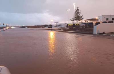 The Canary Islands have had more rain in one day than the entire winter season