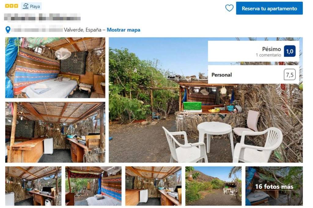 Latest bizarre holiday accommodation: a hut in a garden with a bucket as a toilet 